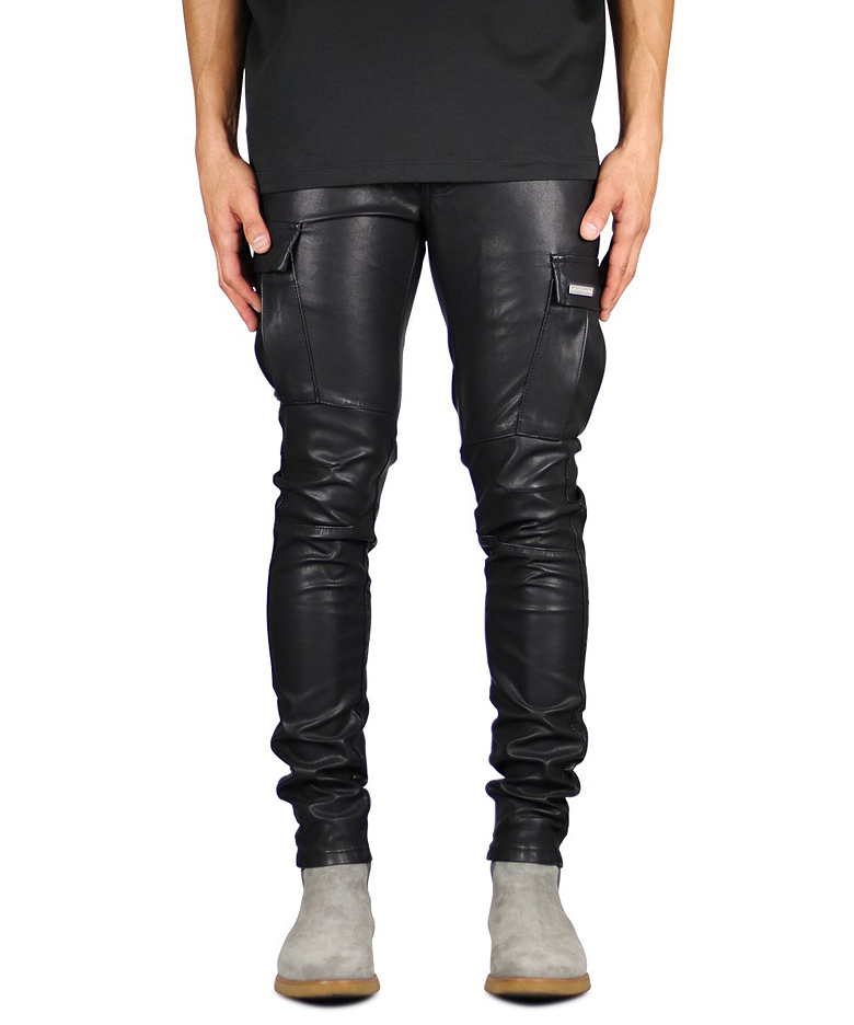 하이퍼데님(HYPERDENIM) 하이퍼데님 레더 카고 팬츠