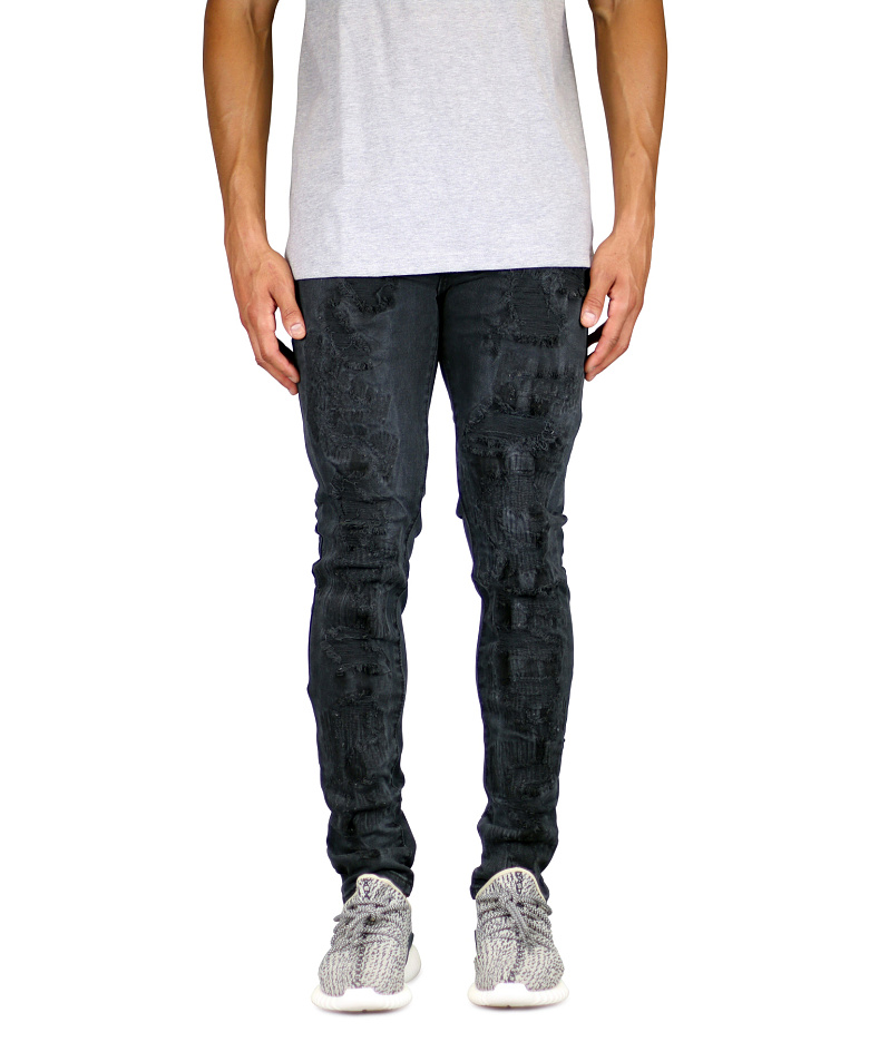 하이퍼데님(HYPERDENIM) 하이퍼데님 블랙 트레셔 진