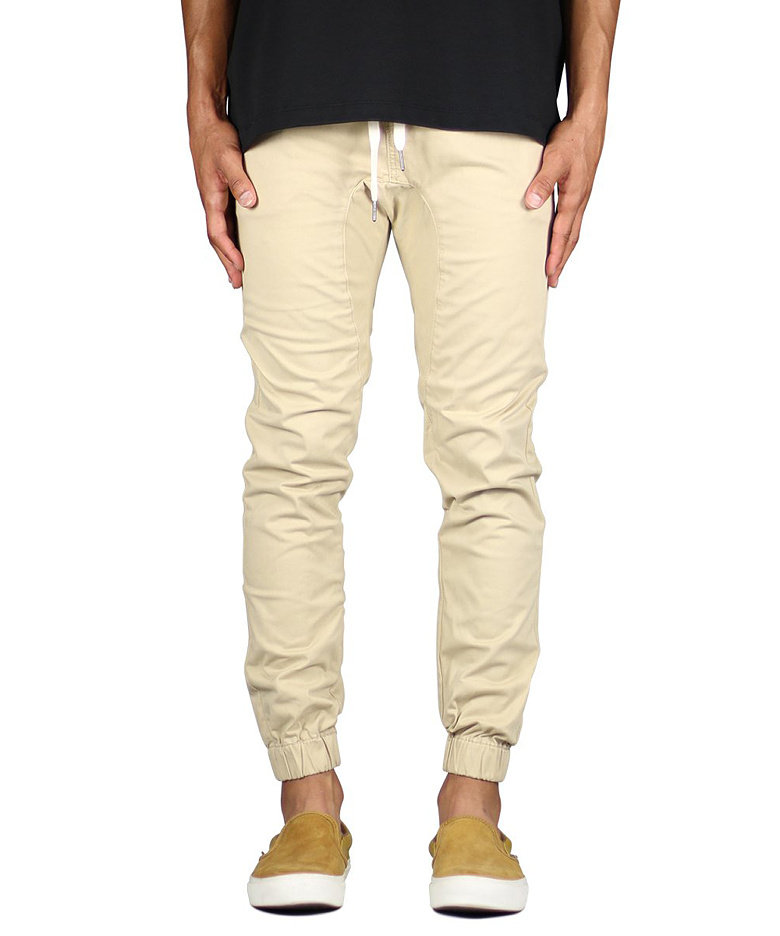 하이퍼데님(HYPERDENIM) 하이퍼데님 카키 드롭 크로치 조거
