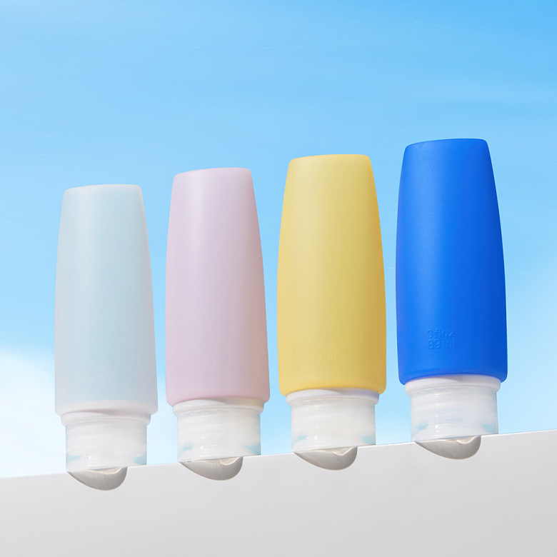 크리스탈클라우드(CRYSTAL CLOUD) 크리스탈클라우드 실리콘 여행용 공병 89ml 4개 세트
