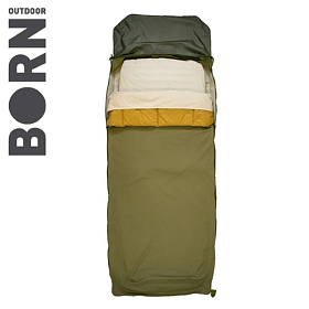 기타브랜드(ETC) BORN OUTDOOR 뱃저베드25 침낭 슬리핑 솔루션 (바자 번들)