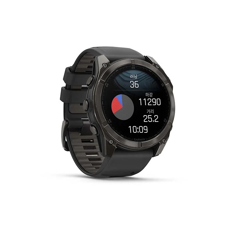 가민(GARMIN) 가민 피닉스 8 51mm GPS 프리미엄 아웃도어 스마트워치 (카본 그레이)