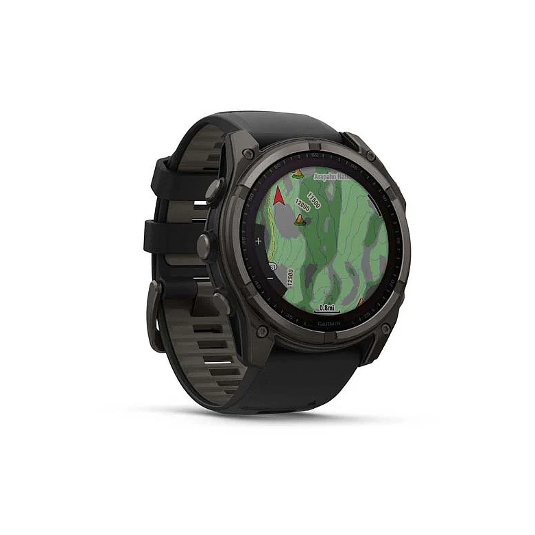 가민(GARMIN) 가민 피닉스 8 51mm GPS 프리미엄 태양광 충전 아웃도어 스마트워치 (카본 그레이)