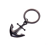 트로이카 안정과 희망의 상징 건메탈 앵커 키링