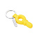 트로이카 HARIBO 슈눌러 키링 (옐로우)