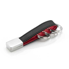 트로이카(TROIKA) 트로이카 스마트 TWISTER 키링 가죽키홀더 (레드)