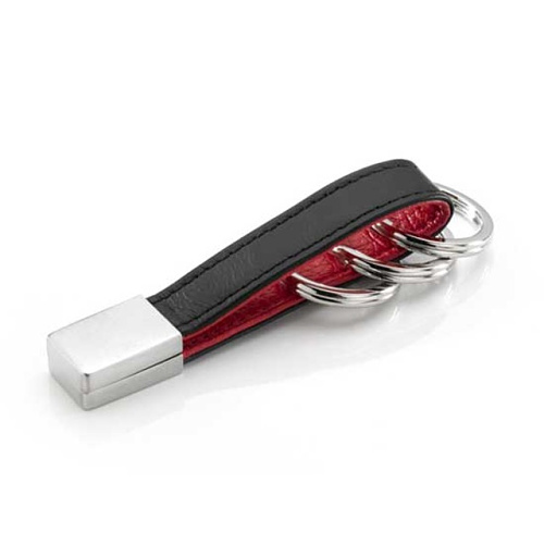 트로이카(TROIKA) 트로이카 스마트 TWISTER 키링 가죽키홀더 (레드)