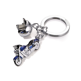 트로이카(TROIKA) 트로이카 모터사이클 열정을 담은 헬멧 키링 (블루)