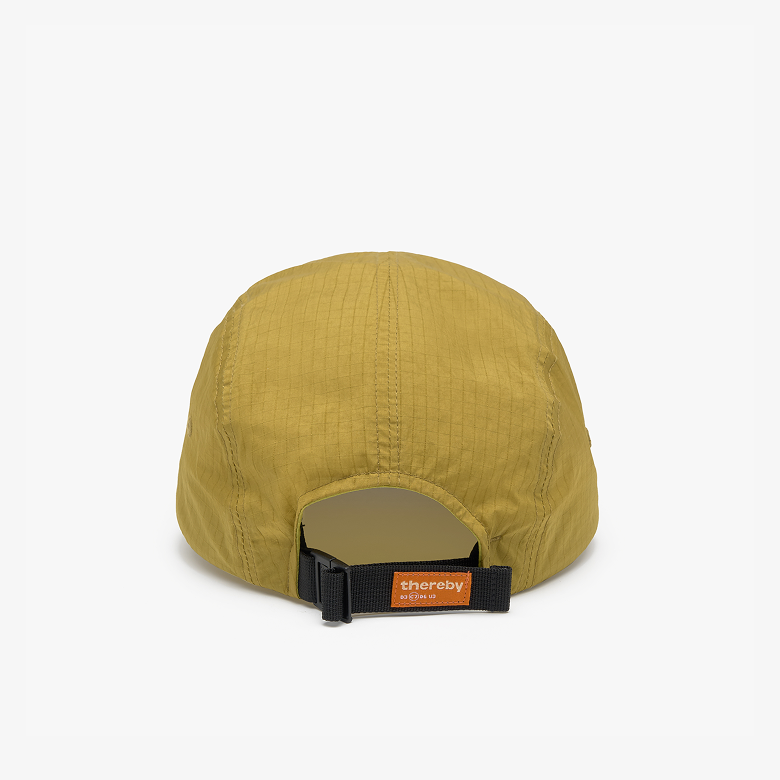 데어바이(THEREBY) 데어바이 립스탑 나일론 방수 캠프캡 (Mustard)