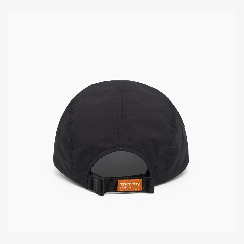 데어바이(THEREBY) 데어바이 립스탑 나일론 방수 캠프캡 (Black)