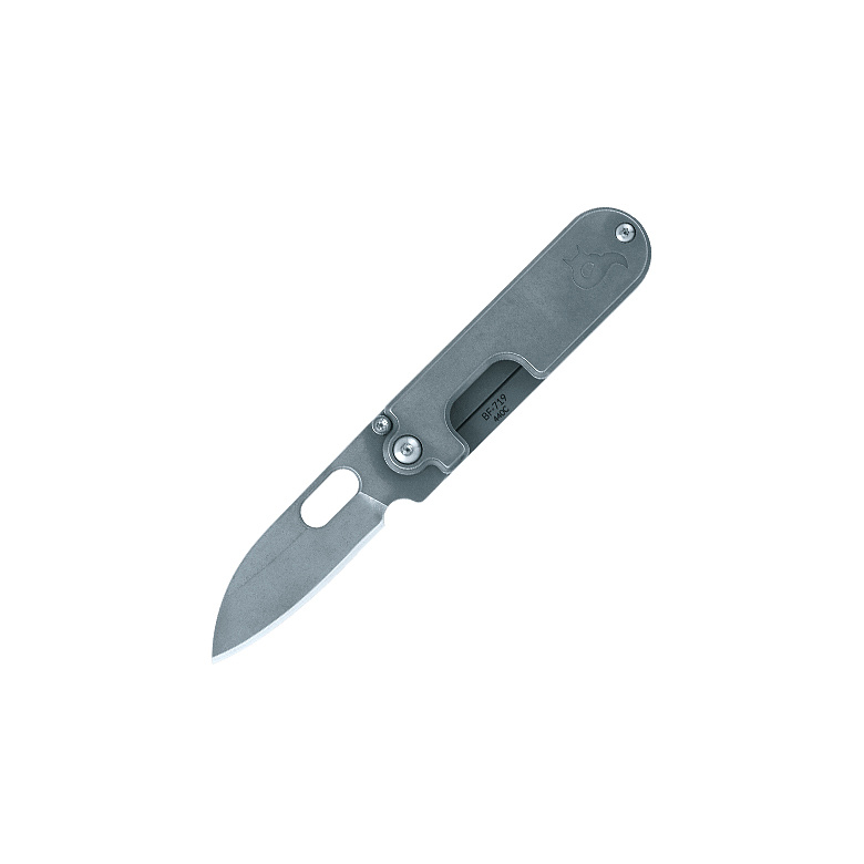 블랙폭스(Black Fox) 블랙폭스 빈 GEN2 스톤워시 폴딩나이프 (실버)