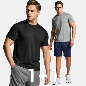 테슬라(TSLA) [1+1] CQR 테슬라 데일리 쿨링 반팔 티셔츠
