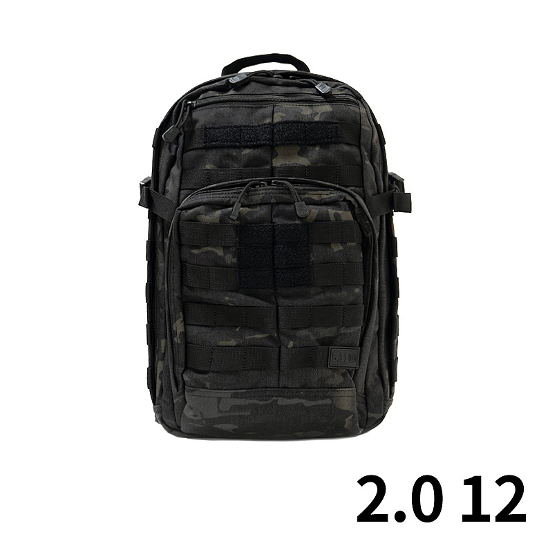 511 택티컬(511 Tactical) 5.11 택티컬 러쉬 12 2.0 백팩 (블랙 멀티캠)