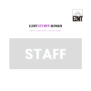 EZMT STAFF 열전사지 (2가지 사이즈)