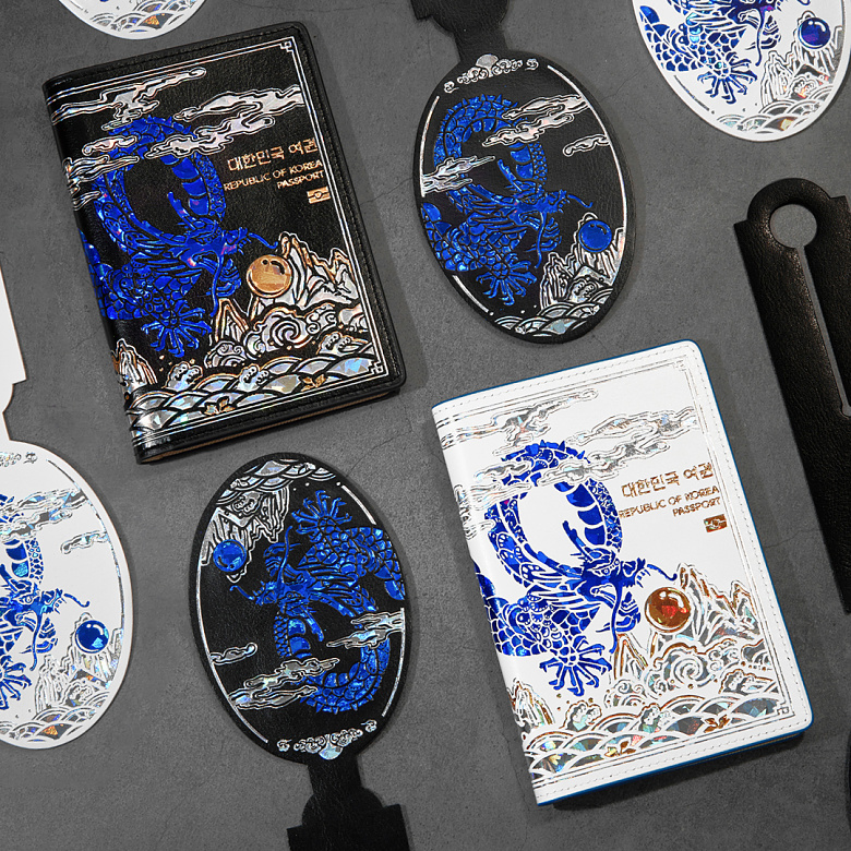 한소품(Hansopum) 한소품 자개 여권케이스<청룡>