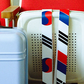 홀로디자인() 홀로디자인 여행용 캐리어 태극 TSA 벨트 2color