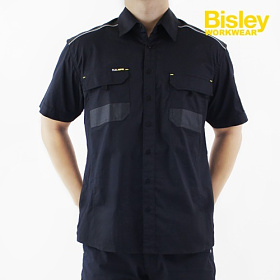 비즐리(Bisley) 비즐리 플렉스 앤 무브 메커니컬 스트레치 반팔셔츠