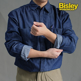 비즐리(Bisley) 비즐리 데님 워크 셔츠