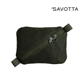 사보타(SAVOTTA) 사보타 트링킷 메쉬 파우치 (올리브그린)