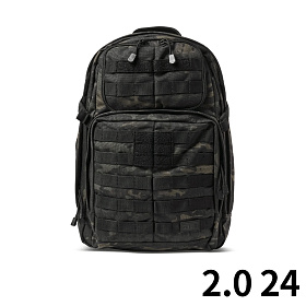 511 택티컬(511 Tactical) 5.11 택티컬 러쉬 24 2.0 백팩 (블랙 멀티캠)