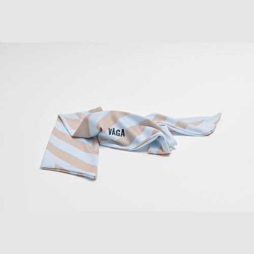 팀보가(TEAM VÅGA) 팀보가 헤어밴드 멀티스카프 Pastel Blue / Taupe