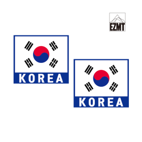 EZMT DIY 태극기 KOREA 열전사지 특대형 (2개 1세트)