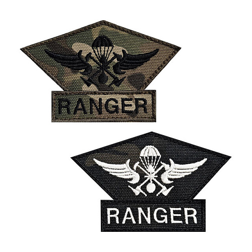 쿠닌(QOONIN) 쿠닌 레인저 유격 공수윙 RANGER 패치 (멀티카모)