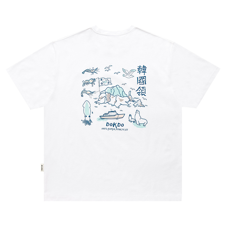 라카이코리아(LAKAI) 라카이 독도 그래픽 반팔 티셔츠 (친환경 소로나 원단)