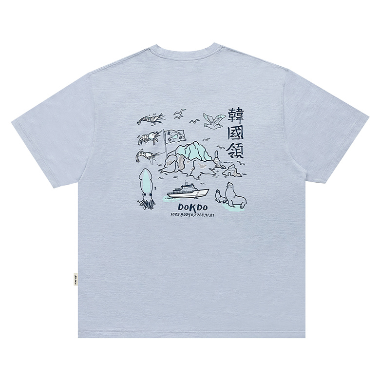 라카이코리아(LAKAI) 라카이 독도 그래픽 반팔 티셔츠 (친환경 소로나 원단)