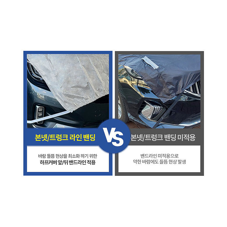 미쉐린(MICHELIN) 미쉐린 자동차 하프커버 차량 바디 덮개 전차종