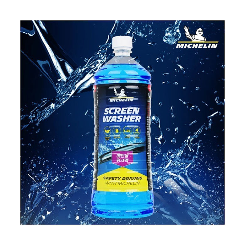 미쉐린(MICHELIN) 미쉐린 차량용 에탄올 워셔액 1.8L 4개입