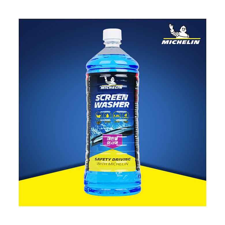미쉐린(MICHELIN) 미쉐린 차량용 에탄올 워셔액 1.8L 4개입