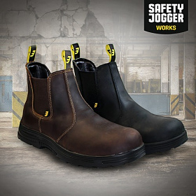세이프티조거(SAFETY JOGGER) 세이프티조거 첼시부츠 타입 와이드 토캡 6인치 안전화 잭맨