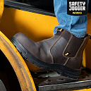 세이프티조거 첼시부츠 타입 와이드 토캡 6인치 안전화 잭맨
