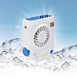 워킹쿨 MWC-077 휴대용 충전식 LED 목걸이 미니선풍기 (화이트)