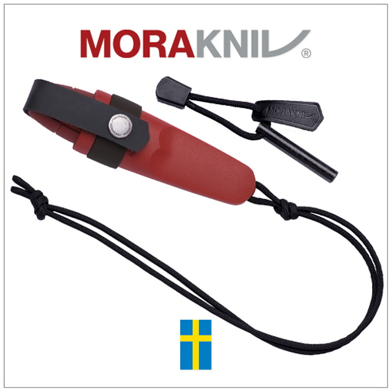 모라 나이프(Morakniv) 모라나이프 엘드리스 넥나이프 킷 레드