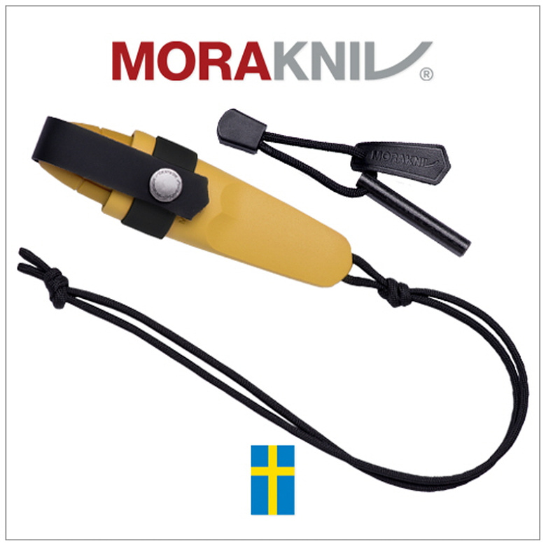 모라 나이프(Morakniv) 모라나이프 엘드리스 넥나이프 킷 옐로우