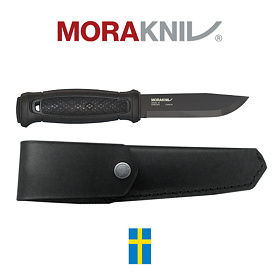 모라 나이프(Morakniv) 모라나이프 가버그 블랙 카본스틸 가죽쉬스