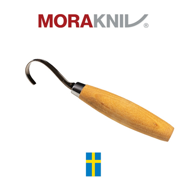 모라 나이프(Morakniv) 모라나이프 우드카빙 스푼나이프 164 오른손용 조각도