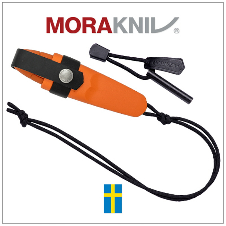 모라 나이프(Morakniv) 모라나이프 엘드리스 넥나이프 킷 번트오렌지