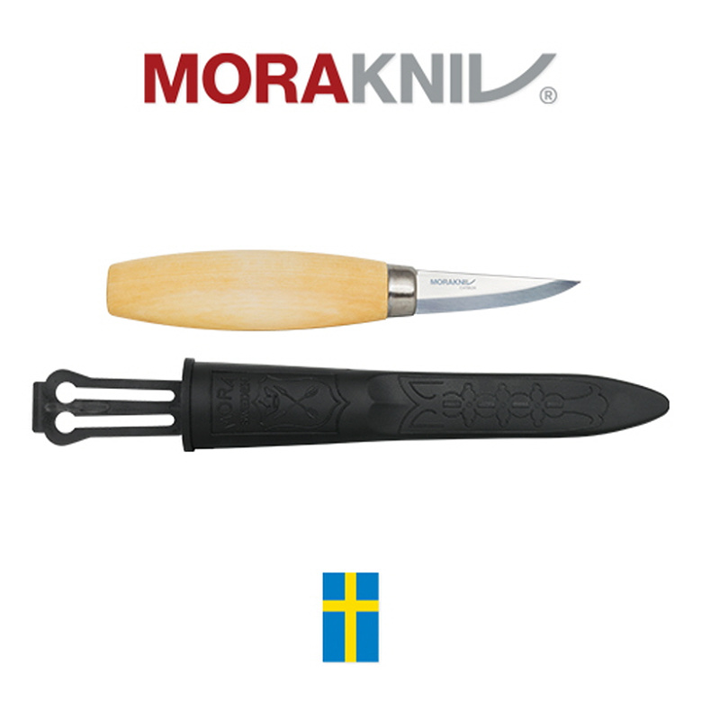 모라 나이프(Morakniv) 모라나이프 우드카빙 나이프 120 조각도 카본스틸