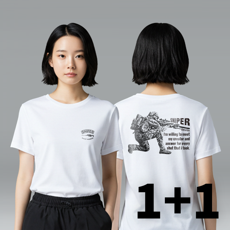 로크택티컬(ROK TACTICAL) (1+1) 로크택티컬 스나이퍼 그래피티 티셔츠