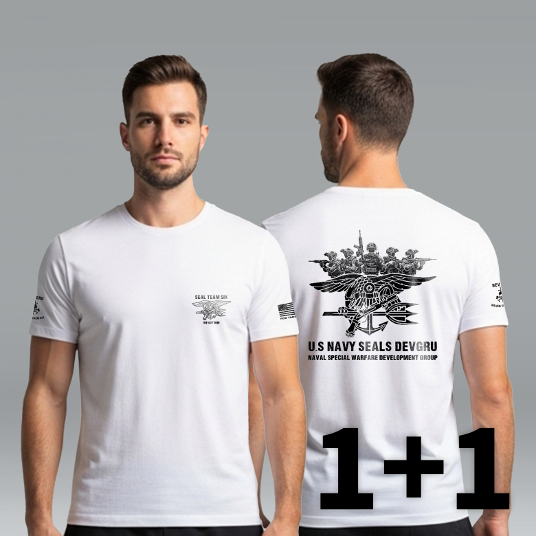 로크택티컬(ROK TACTICAL) (1+1) 로크택티컬 네이비씰 데브그루 그래피티 티셔츠