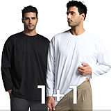 [1+1] CQR 테슬라 소로나 쿨링 자외선차단 사계절 오버핏 긴팔 티셔츠