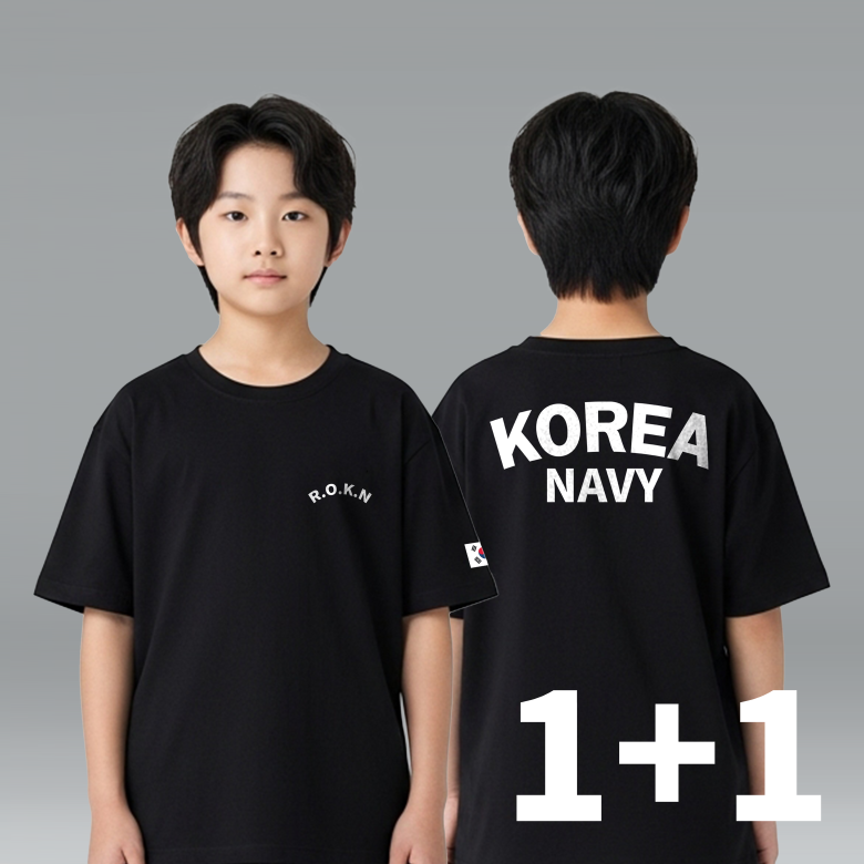로크택티컬(ROK TACTICAL) (1+1) 로크택티컬 키즈 로카(ROKA) 면 티셔츠