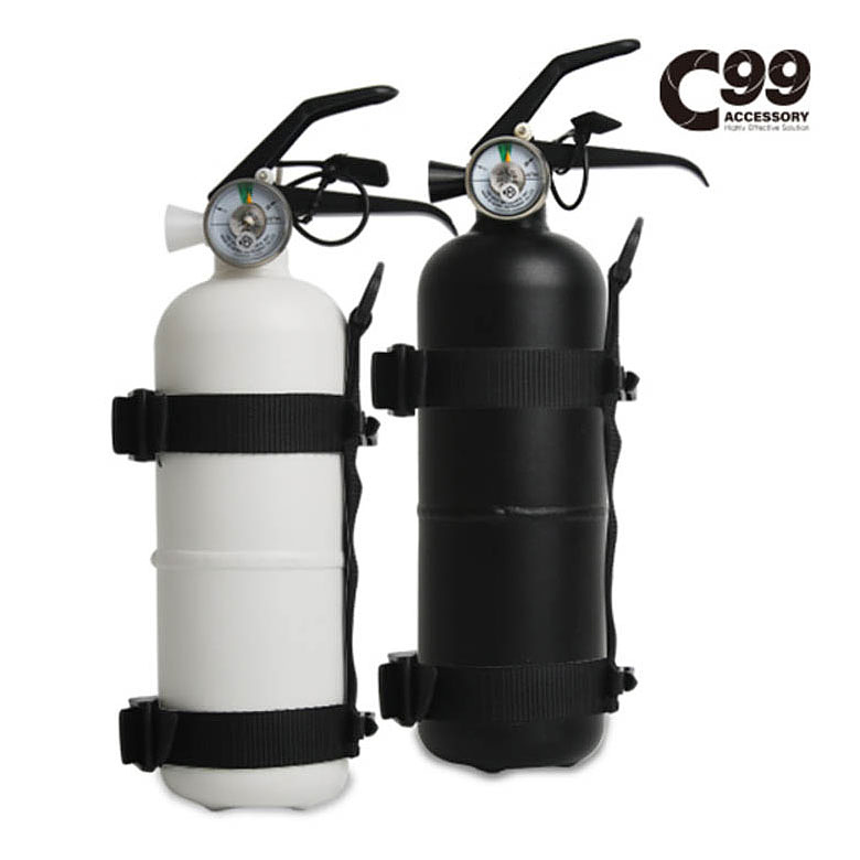 C99(C99) C99 차량용소화기 0.7kg 분말ABC소화기 (전용스트랩포함)