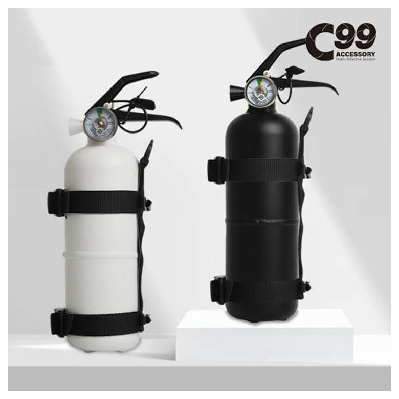 C99(C99) C99 차량용소화기 0.7kg 분말ABC소화기 (전용스트랩포함)