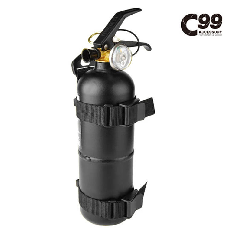 C99(C99) C99 차량용소화기 0.7kg 분말ABC소화기 (전용스트랩포함)
