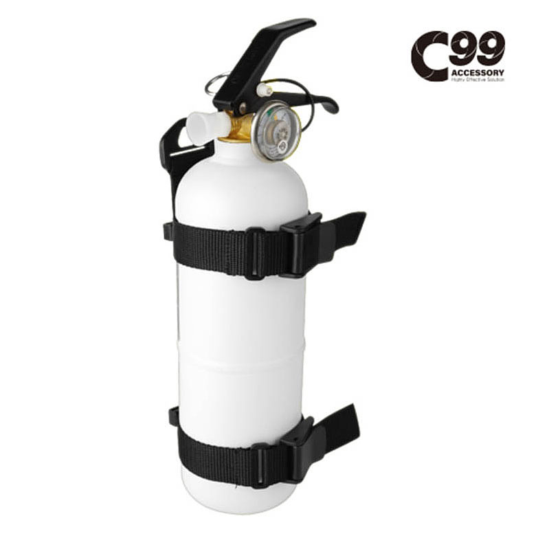 C99(C99) C99 차량용소화기 0.7kg 분말ABC소화기 (전용스트랩포함)