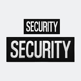 군화와고무신(gunhwawa gomusin) 군화와고무신 SECURITY 자수 패치 중형 대형 2종 세트 GA002